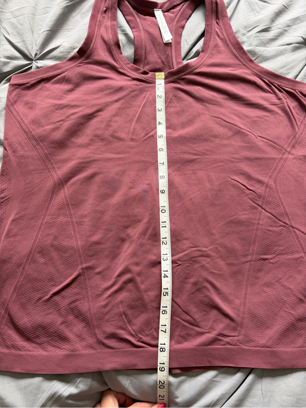 Athleta Burgundy Racerback Performance Tank - Picture 10 of 10